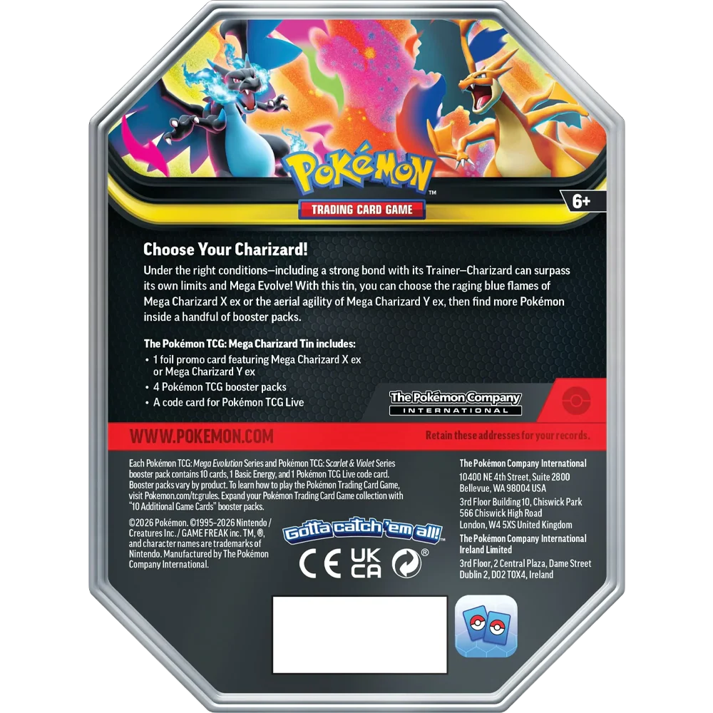 Spring Tin 2026 - Mega Charizard X & Y ex - Image 4